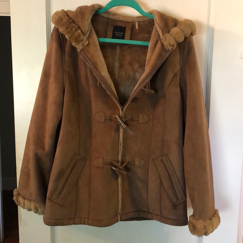 Braetan Faux Suede Fur Lined Jacket